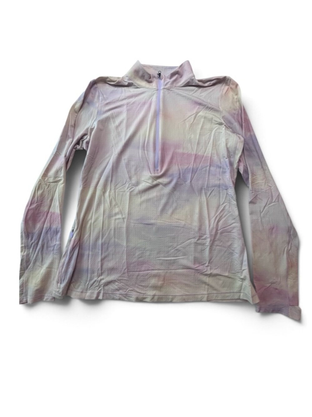 CALIA by Carrie Underwood Pastel Multi-Color Quarter-Zip Long Sleeve Top